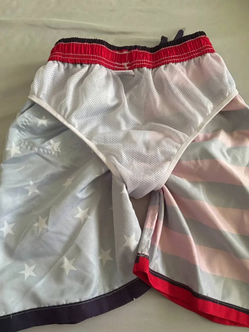 Kute'n'Koo Boys American Flag Swim Trunks Shorts Size 14-16